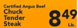 Eurofresh Market Certified Angus Beef Chuck Tender Steak offer