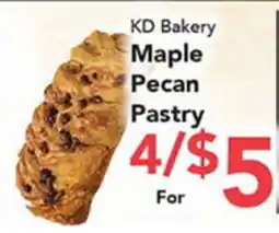 Eurofresh Market KD Bakery Maple Pecan Pastry offer