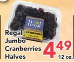 Eurofresh Market Regal Jumbo Cranberries Halves offer
