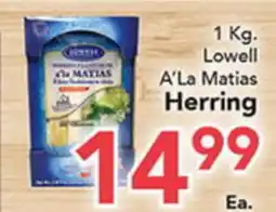 Eurofresh Market 1 Kg. Lowell A'La Matias Herring offer