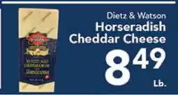Eurofresh Market Dietz & Watson Horseradish Cheddar Cheese offer