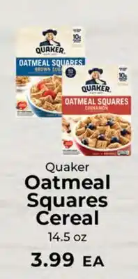 Sunset Foods Quaker Oatmeal Squares Cereal offer