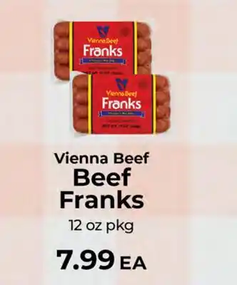 Sunset Foods Vienna Beef Beef Franks offer