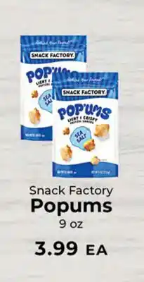 Sunset Foods Snack Factory Popums offer