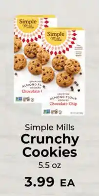 Sunset Foods Simple Mills Crunchy Cookies offer