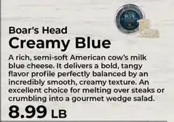 Sunset Foods Boar's Head Creamy Blue offer