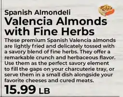 Sunset Foods Spanish Almondeli Valencia Almonds with Fine Herbs offer