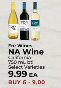 Sunset Foods Fre Wines NA Wine offer