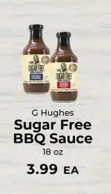 Sunset Foods G Hughes Sugar Free BBQ Sauce offer