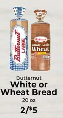 Sunset Foods Butternut White or Wheat Bread offer