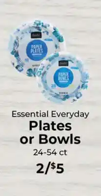 Sunset Foods Essential Everyday Plates or Bowls offer