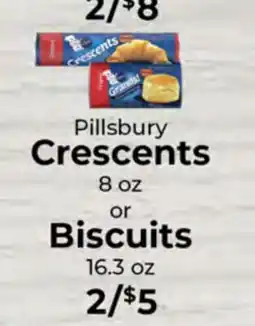 Sunset Foods Pillsbury Crescents or Biscuits offer
