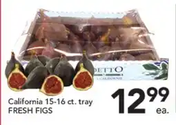 Pete's Fresh Market California 15-16 ct. tray FRESH FIGS offer