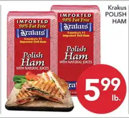 Pete's Fresh Market Krakus POLISH HAM offer