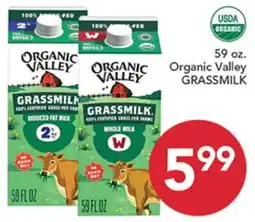 Pete's Fresh Market 59 oz. Organic Valley GRASSMILK offer