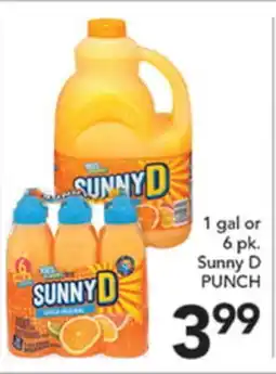 Pete's Fresh Market 1 gal or 6 pk. Sunny D PUNCH offer
