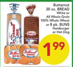 Pete's Fresh Market Butternut BREAD 20 oz. or BUNS 8 pk offer