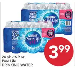 Pete's Fresh Market Pure Life DRINKING WATER offer