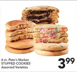Pete's Fresh Market 6 ct. Pete's Market STUFFED COOKIES offer