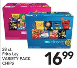Pete's Fresh Market 28 ct. Frito Lay VARIETY PACK CHIPS offer