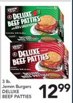Pete's Fresh Market Jemm Burgers DELUXE BEEF PATTIES offer