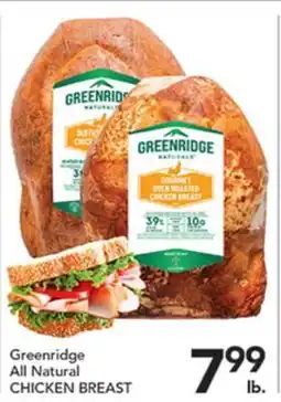 Pete's Fresh Market Greenridge All Natural CHICKEN BREAST offer