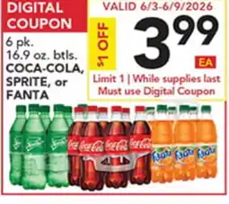 Pete's Fresh Market COCA-COLA, SPRITE, or FANTA offer