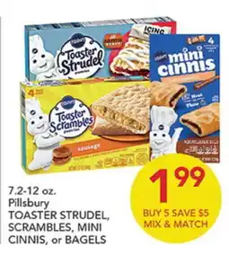 Pete's Fresh Market Pillsbury TOASTER STRUDEL, SCRAMBLES, MINI CINNIS, or BAGELS offer