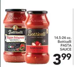 Pete's Fresh Market 14.5-24 oz. Botticelli PASTA SAUCE offer