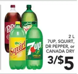 Pete's Fresh Market 2 L 7UP, SQUIRT, DR PEPPER, or CANADA DRY offer