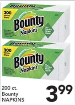 Pete's Fresh Market Bounty NAPKINS offer