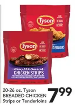 Pete's Fresh Market 20-26 oz. Tyson BREADED CHICKEN Strips or Tenderloins offer