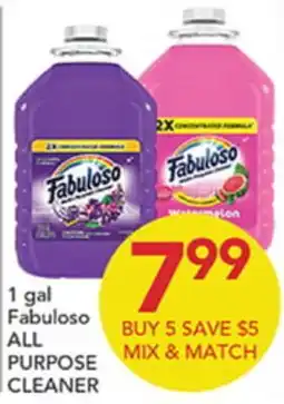 Pete's Fresh Market 1 gal Fabuloso ALL PURPOSE CLEANER offer