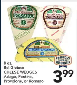 Pete's Fresh Market Bel Gioioso CHEESE WEDGES offer