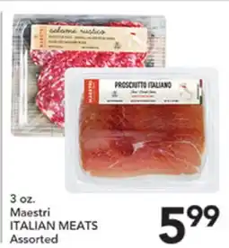Pete's Fresh Market Maestri ITALIAN MEATS offer