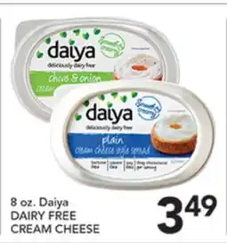 Pete's Fresh Market 8 oz. Daiya DAIRY FREE CREAM CHEESE offer