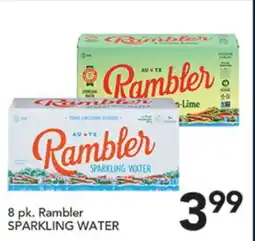 Pete's Fresh Market 8 pk. Rambler SPARKLING WATER offer