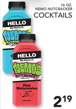 Pete's Fresh Market NEMO NUTCRACKER COCKTAILS offer