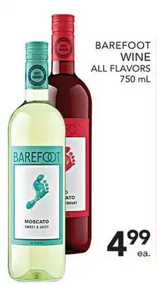 Pete's Fresh Market BAREFOOT WINE offer