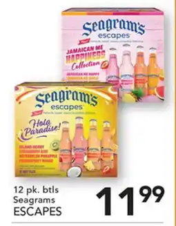 Pete's Fresh Market Seagrams ESCAPES offer