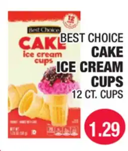Carnicerias Jimenez BEST CHOICE CAKE ICE CREAM CUPS offer