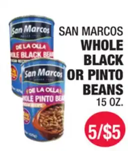 Carnicerias Jimenez SAN MARCOS WHOLE BLACK OR PINTO BEANS offer