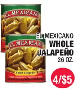 Carnicerias Jimenez EL MEXICANO WHOLE JALAPEÑO offer