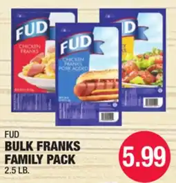 Carnicerias Jimenez FUD BULK FRANKS FAMILY PACK offer