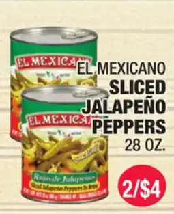 Carnicerias Jimenez EL MEXICANO SLICED JALAPEÑO PEPPERS offer