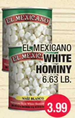 Carnicerias Jimenez EL MEXICANO WHITE HOMINY offer