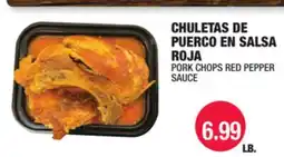 Carnicerias Jimenez CHULETAS DE PUERCO EN SALSA ROJA offer