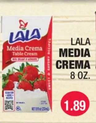 Carnicerias Jimenez LALA MEDIA CREMA offer