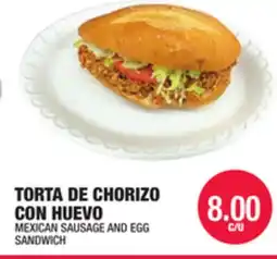 Carnicerias Jimenez TORTA DE CHORIZO CON HUEVO offer