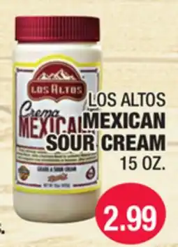 Carnicerias Jimenez LOS ALTOS MEXICAN SOUR CREAM offer